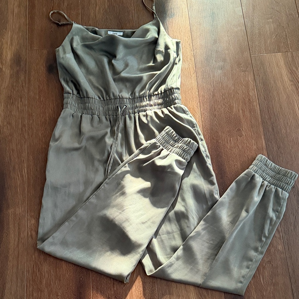 Bar III Olive Green Jumpsuit